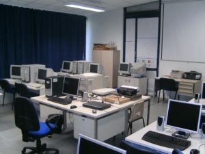i computer dell'aula d'informatica