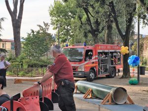 Stand dei Vigili del Fuoco